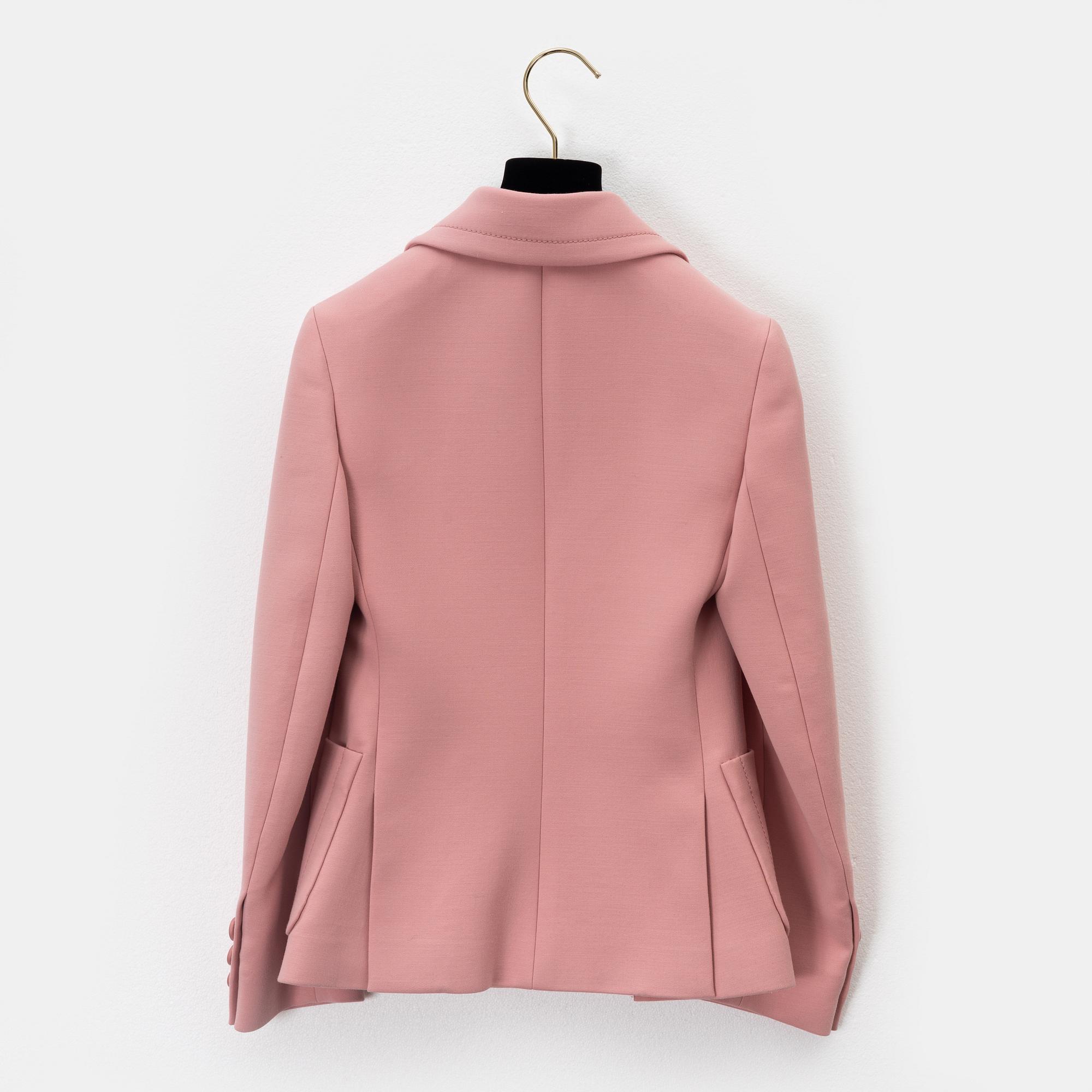 Prada, a jacket and pants in virgin wool, size 36.