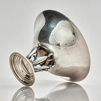 Georg Jensen, skål, sterling silver, modell nr 242, design Johan Rohde, Köpenhamn 1925-32.