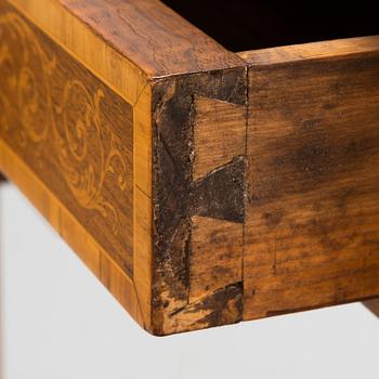 An late 19th-century writing desk, Italy.