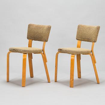 Alvar Aalto, six mid-20th century 'E 69' chairs for O.Y. Huonekalu- ja Rakennustyötehdas A.B.