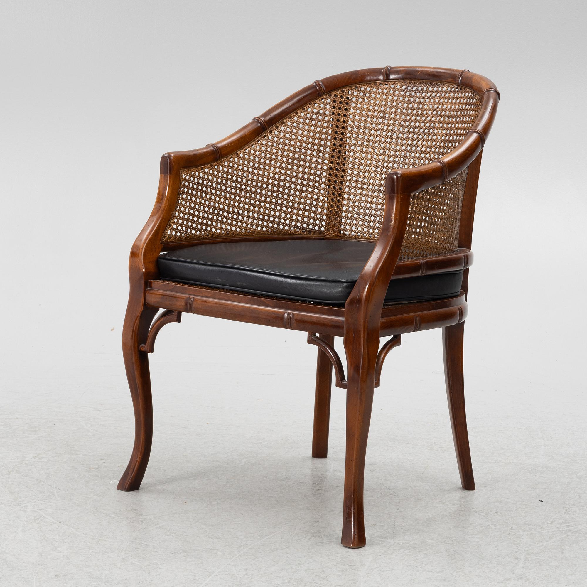 Grange, skrivbord samt stol, "Le Bureau La Fayette", Louis XV-stil, Frankrike, 1900-talets slut.