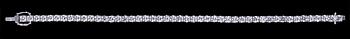 ARMBAND, 47 briljantslipade diamanter, tot. 8.73 ct.