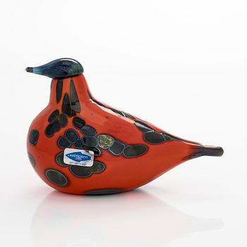 Oiva Toikka, a glass "Firebird", signed O. Toikka Nuutajärvi.