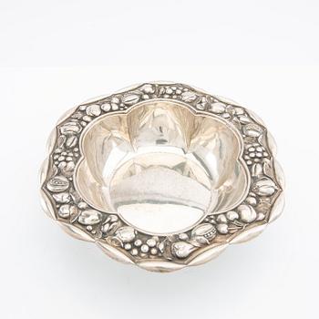 Footed silver goblet with import marks and stamps by Anna Östergren, Malmö 1920.
