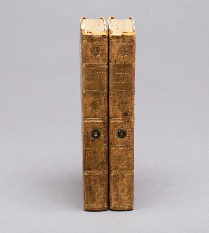 BOK, 2 vol, "Olof von Dalins Poetiska Arbeten", Stockholm 1782-83.