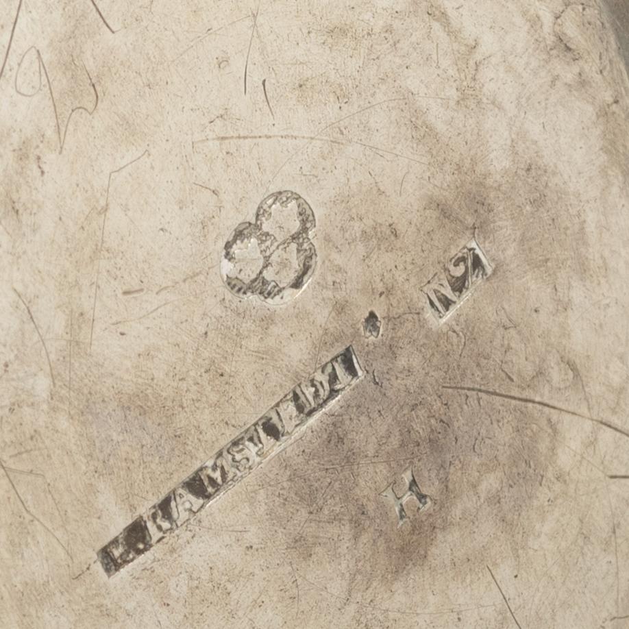 A Swedish 18th century parcel-gilt silver beaker, mark of Eric Ramstedt, Härnösand 1795.