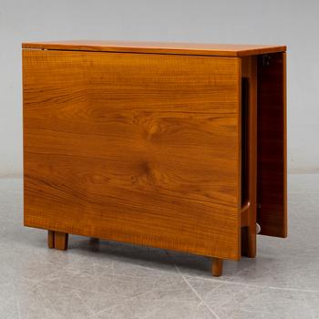 BENDT WINGE, a teak gate-leg table from Kleppes Møbelfabrik, Norway.
