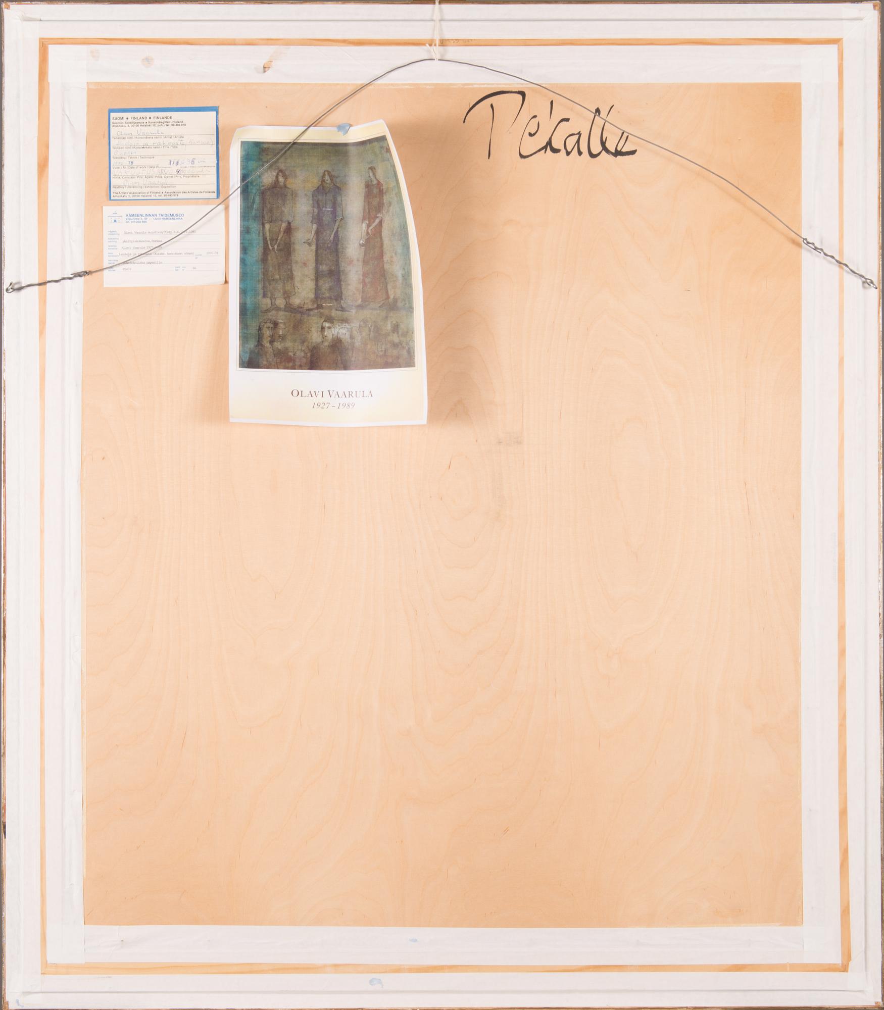 Olavi Vaarula, "Leidejä ja rahvasta (Kahden kerroksen väkeä)".