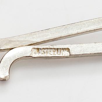 Björn Weckström, Halsband "Kilimandjaro", sterling silver och akryl. Lapponia 1986.