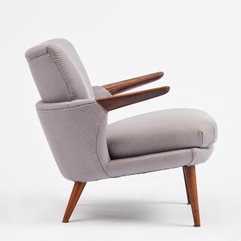 Ib Kofod-Larsen, a rare armchair model 423, Christensen & Larsen, Denmark, 1950s.
