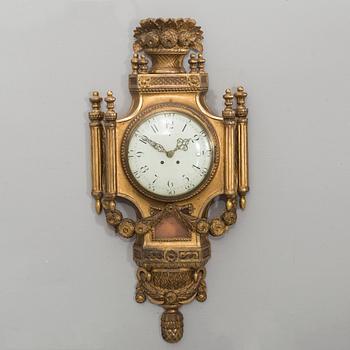 A late Gustavian style wall clock 20th century.