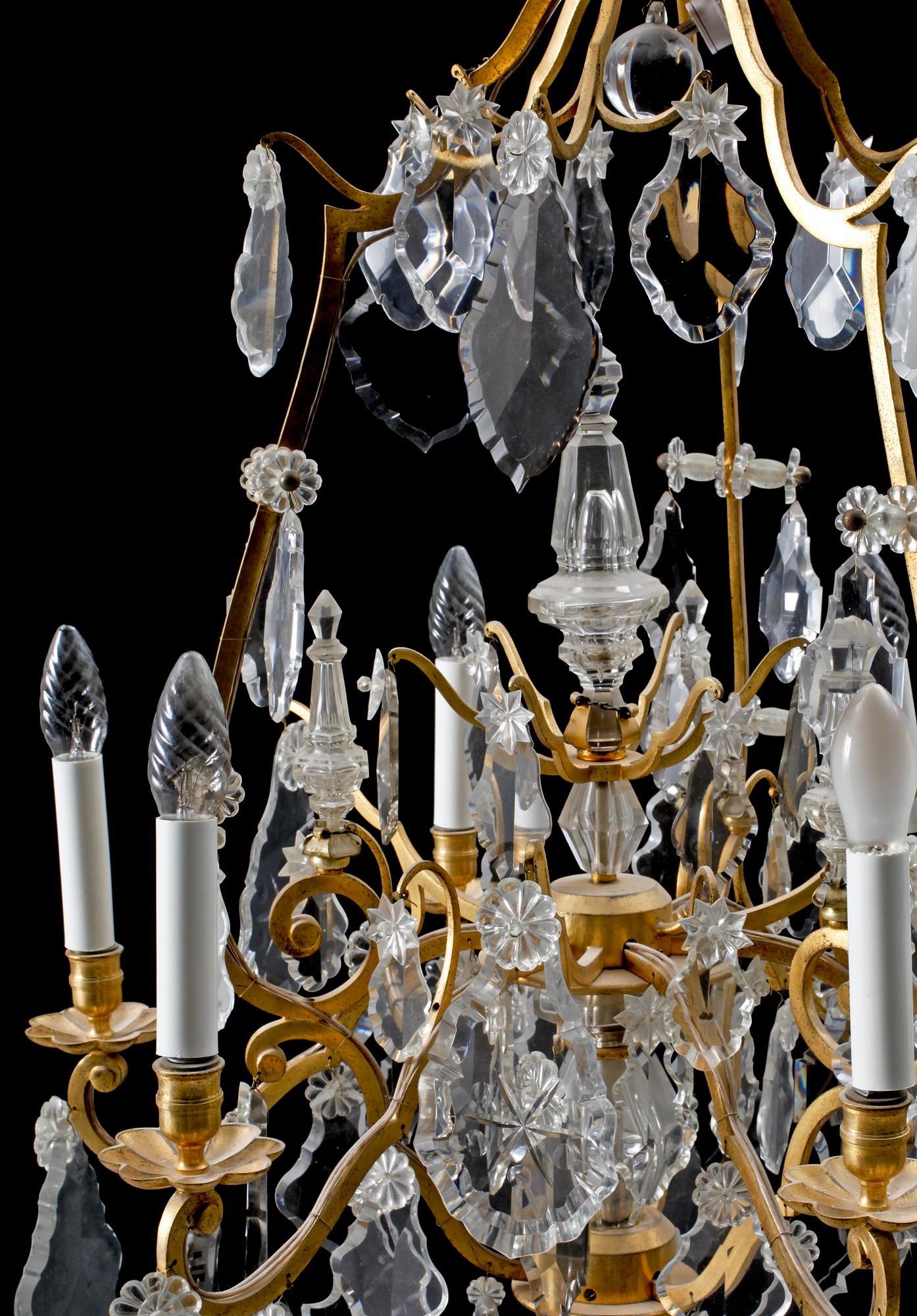 LJUSKRONA, rokokostil, 1900-tal. H 105.