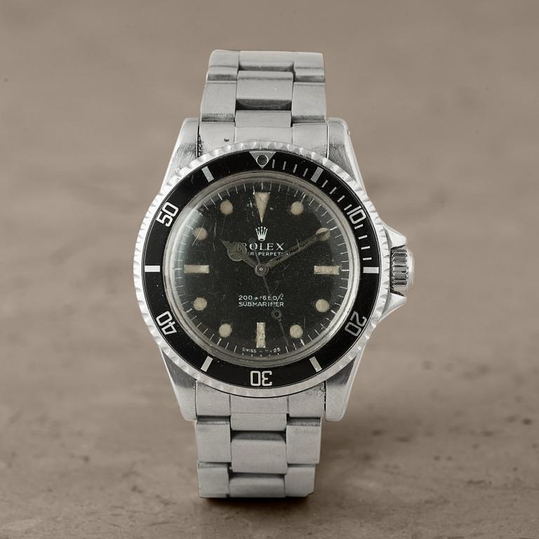 ROLEX, Oyster Perpetual, Submariner (200m=660ft, Swiss-T< 25), "meter first", wristwatch, 39 mm,