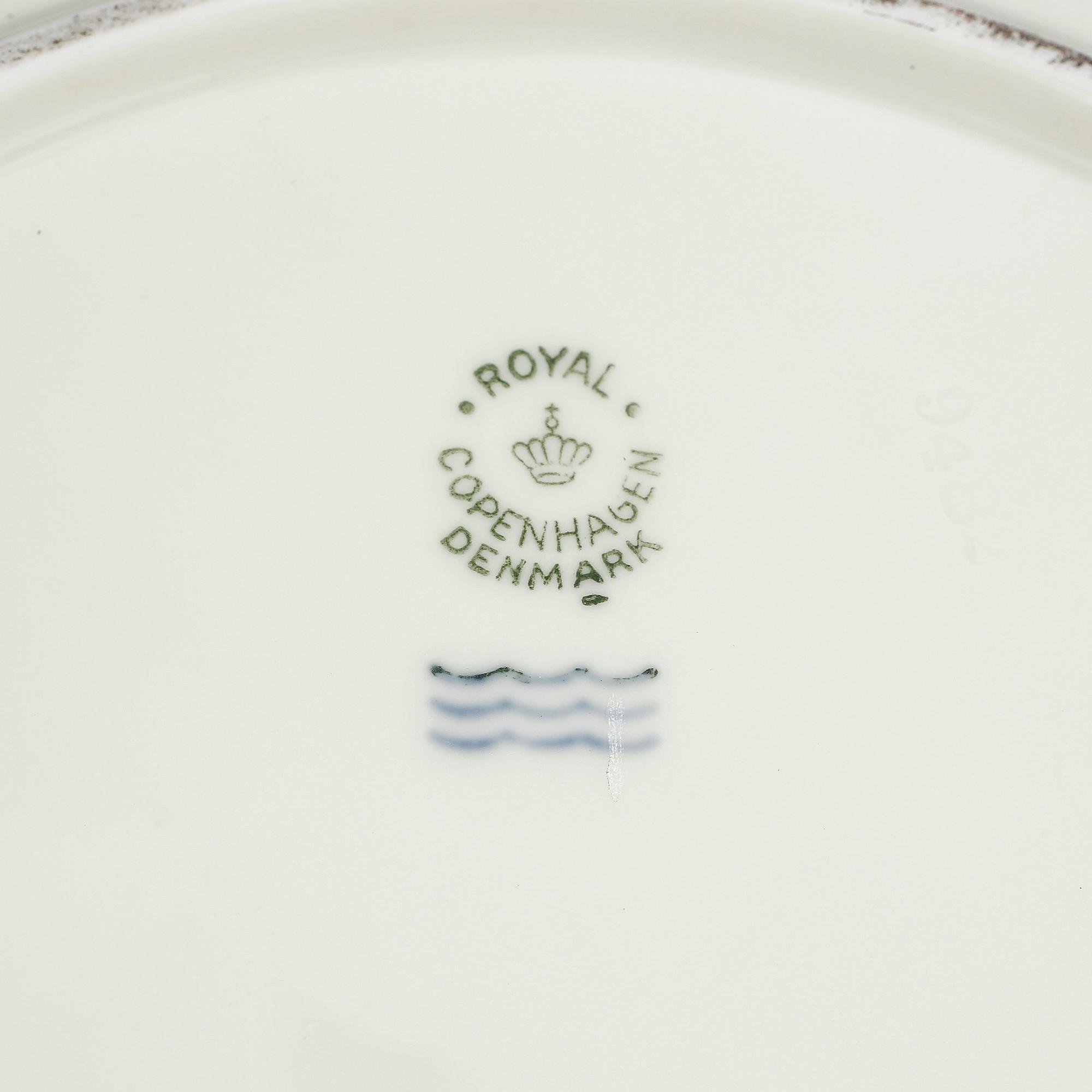 FAT, ett par, Royal Copenhagen, 1900-talets första hälft.