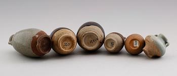 VASER, 7 st, stengods, Sawankholok, Thailand, 1400-tal.