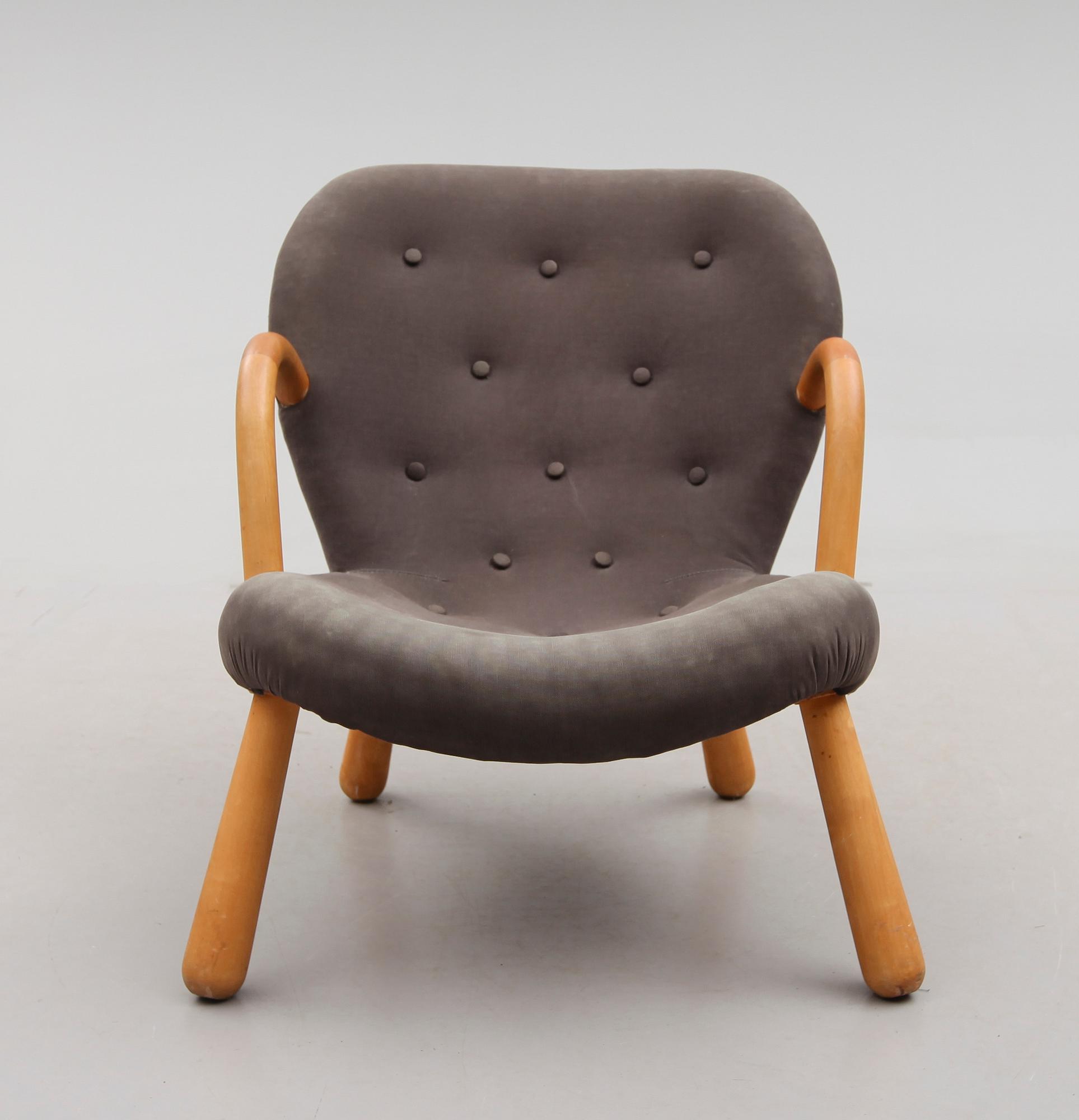 FÅTÖLJ, tillskriven Philip Arctander, 1940-/50-tal.