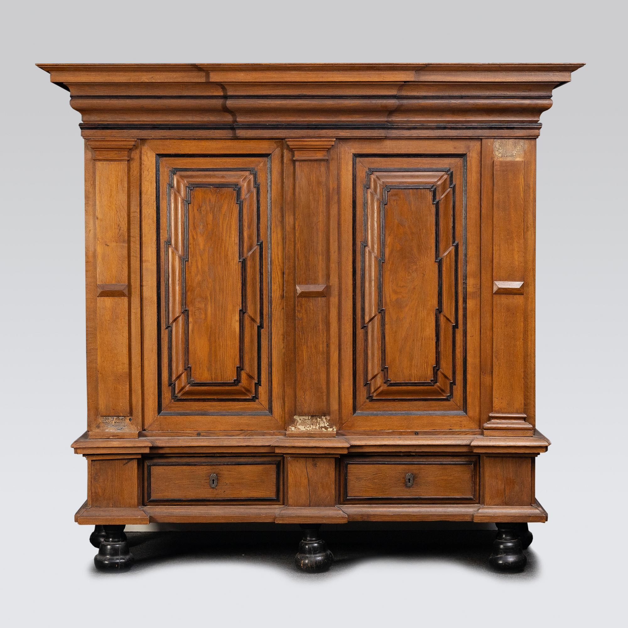 A Baroque cabinet, 18th Century.