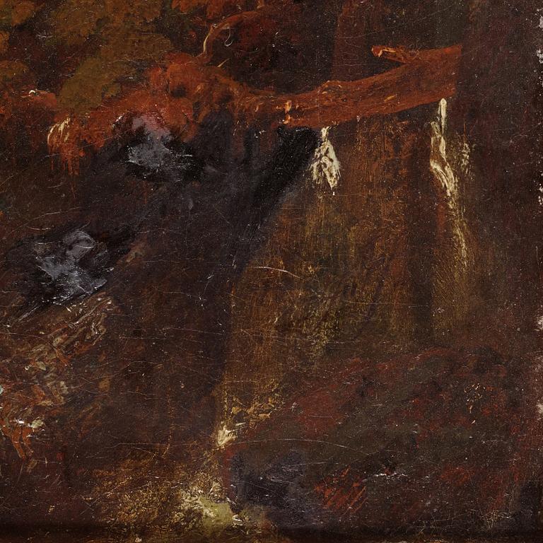 Friedrich August Elsasser, Landscape with waterfall.