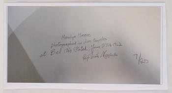 Leif-Erik Nygårds, "Marilyn Monroe photographed in Los Angeles at Bel Air Hotel, June 27th 1962".
