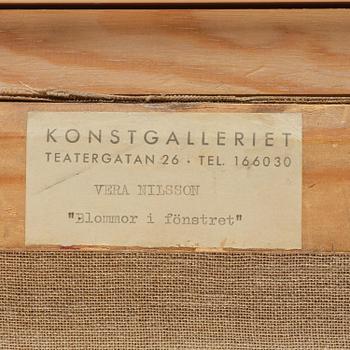 Vera Nilsson, "Blommor i fönstret".