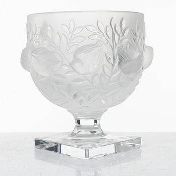 Marc Lalique, an 'Elisabeth' glass bowl on foot, Lalique, France.
