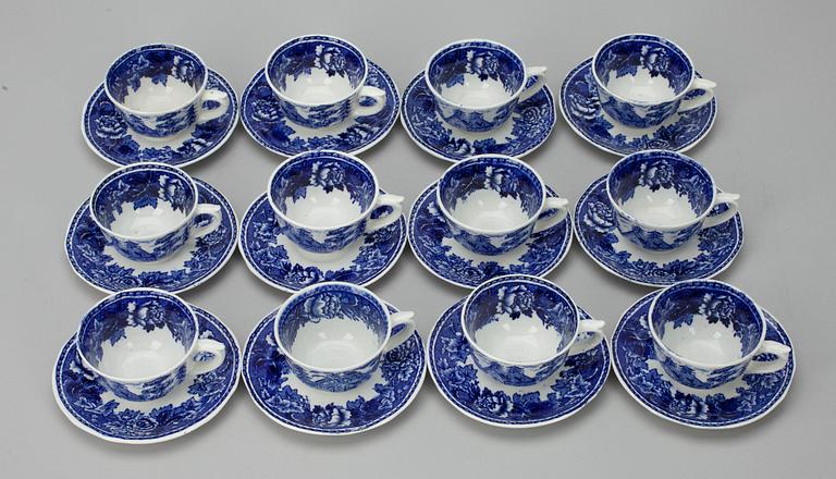 MOKKAKUPPEJA VATEINEEN, 12, kpl, kovafajanssia, "Maisema" Arabia 1949-71.