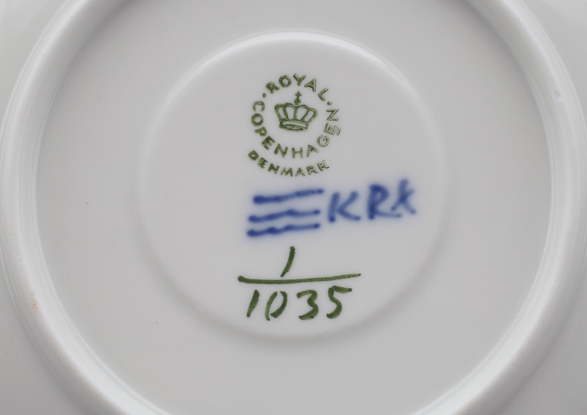 KAFFESERVIS, 27 delar, porslin, Royal Copenhagen.