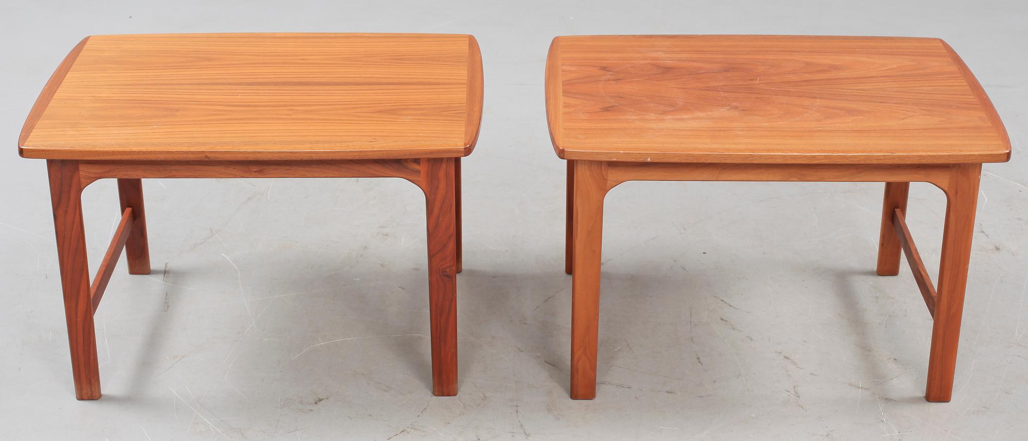 SIDOBORD, 2 st, Wards Ateliéer AB, Tibro, 1900-talets andra hälft.