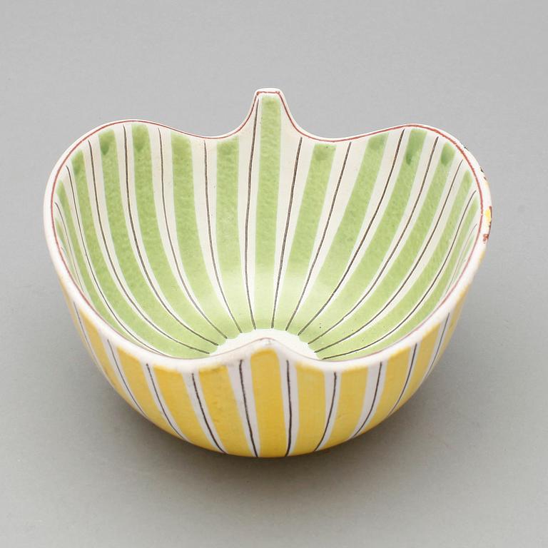 SKÅL, fajans, Stig Lindberg, Gustavsberg.