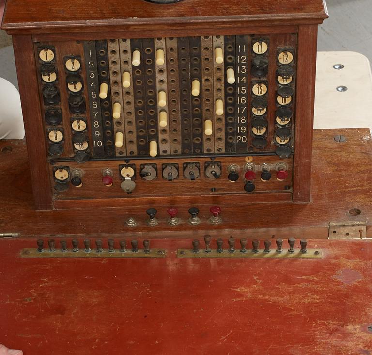 TELEFONVÄXEL, 1900-talets första hälft.