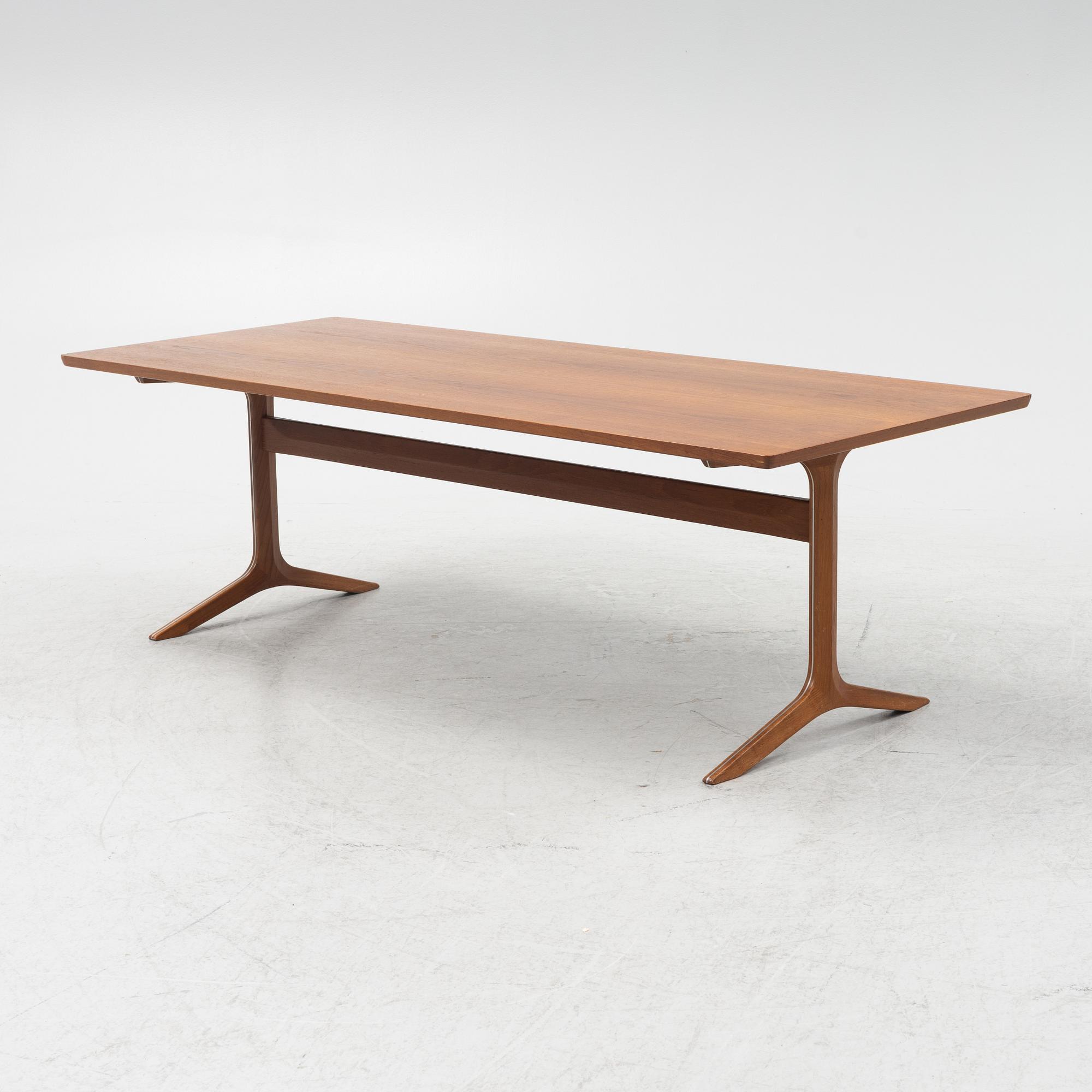 Peter Hvidt & Orla Mølgaard Nielsen, soffbord, "Silverline", France & Son, Danmark.