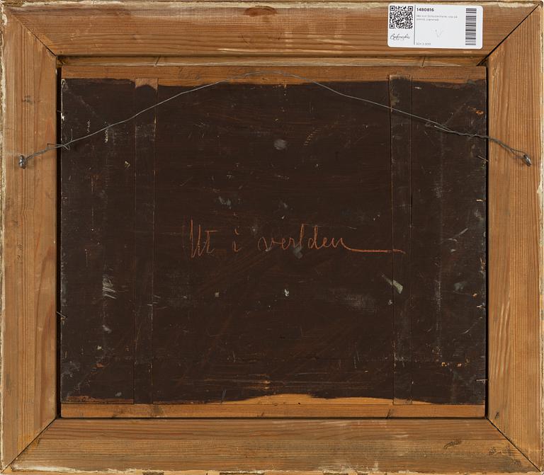 Ida von Schulzenheim, oil on board, signed.