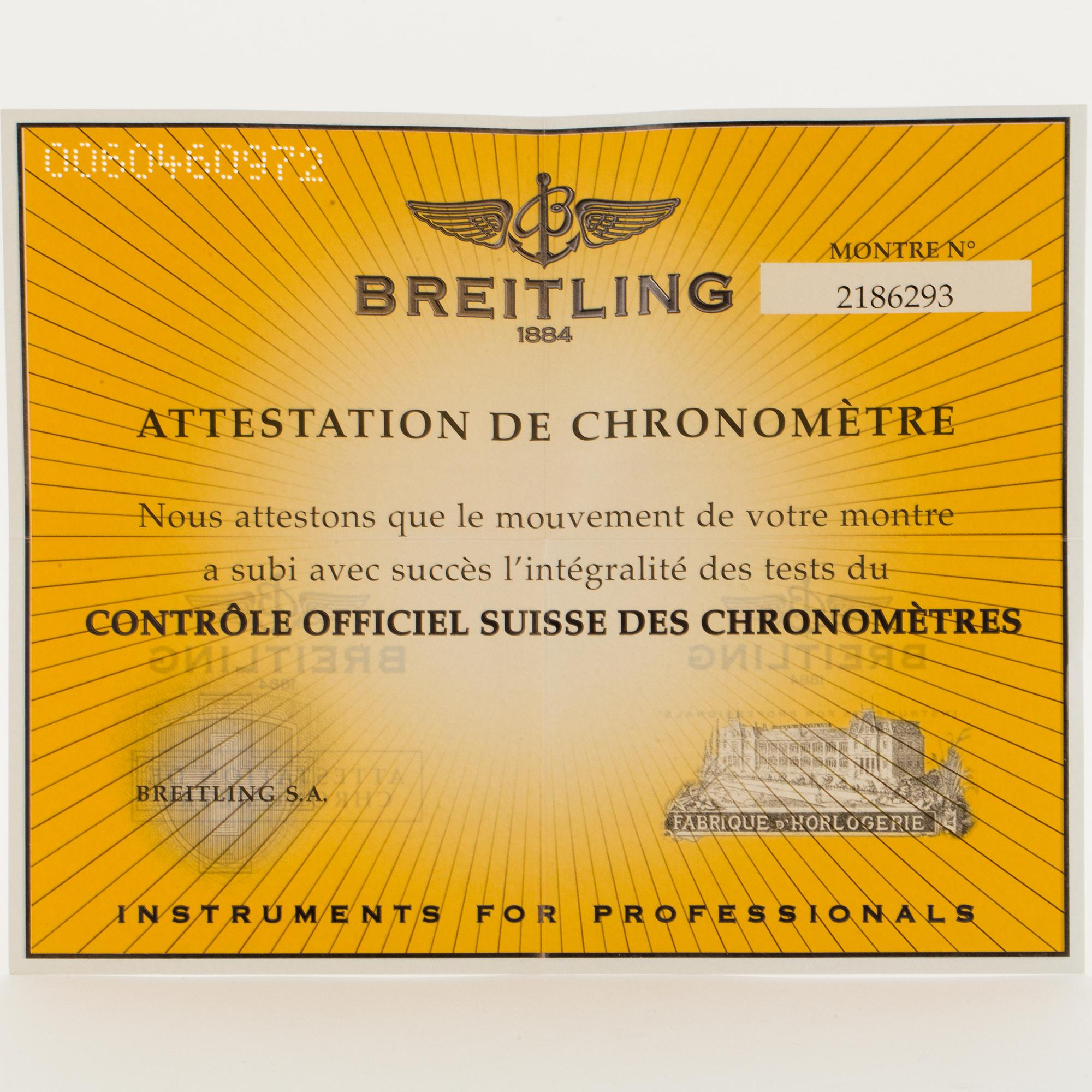 BREITLING, Super Avenger, Chronometre, chronograph, wristwatch, 48,4 mm.