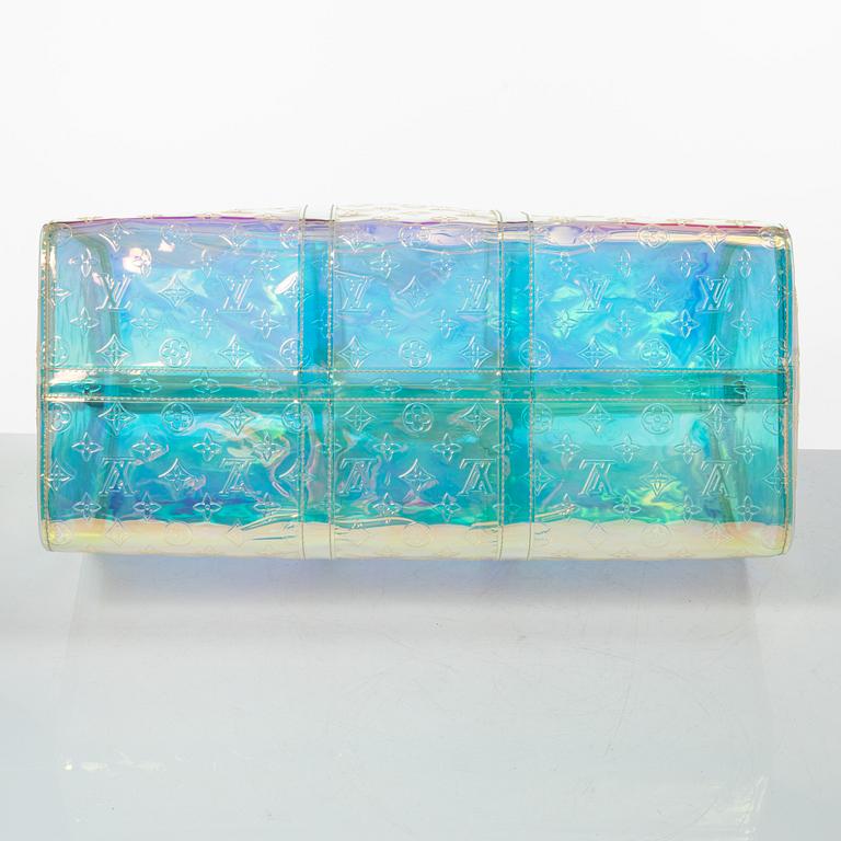 Louis Vuitton, weekendbag, "Keepall Bandouliere 50 Prism", Défilé Homme, 2019.