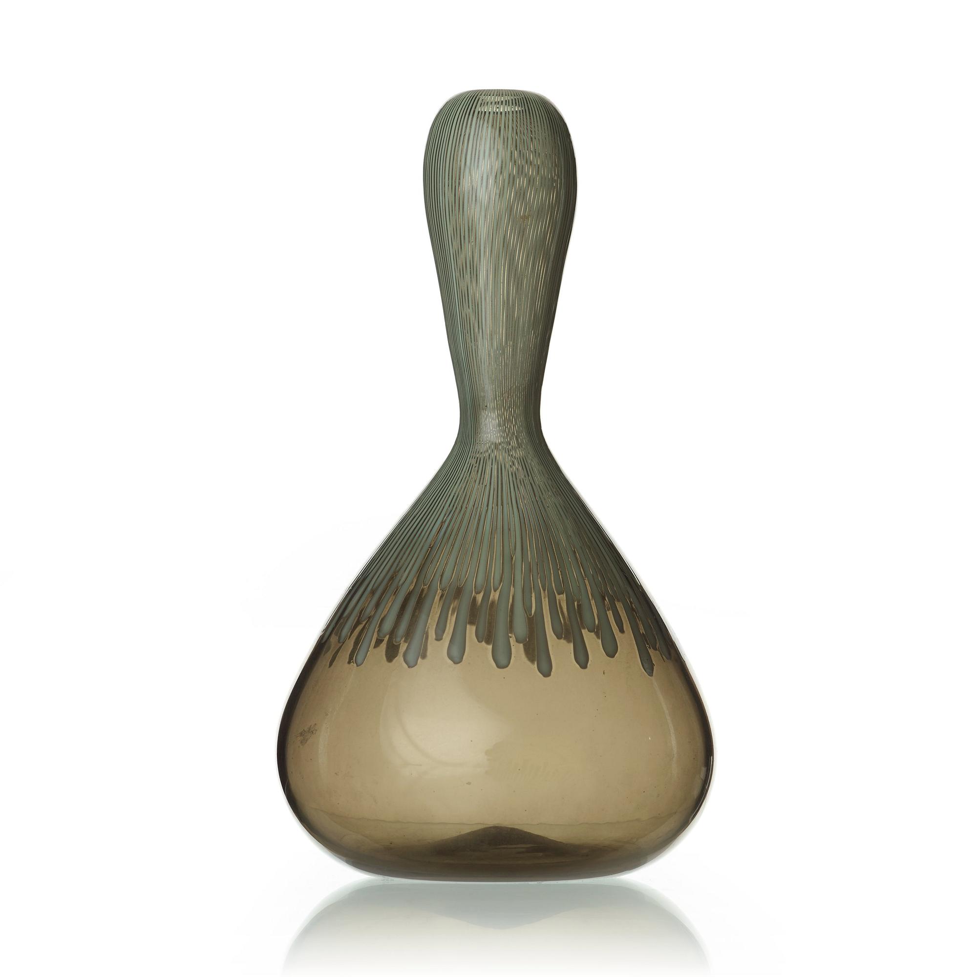 Ludovico Diaz De Santillana, a 'Cannette' vase, Venini, Italy 1960's.