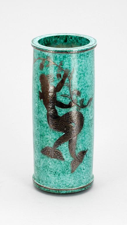 VAS, stengods "Argenta" Wilhelm Kåge, Gustavsberg.