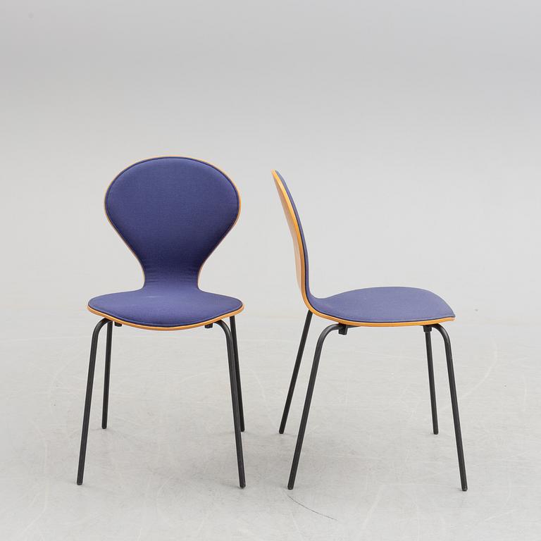 A pair of 'Rondo' chairs by Erik Ole Jorgensen, Danerka, Denmark, 21st century.