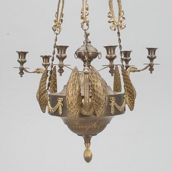 TAKLAMPA, empirestil. 1900-talets början.