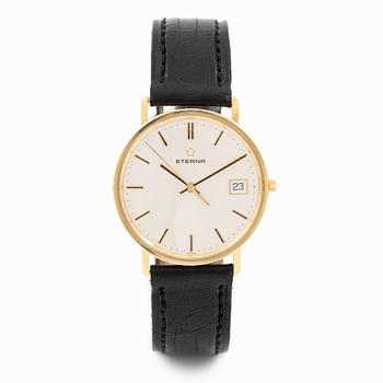 Eterna, wristwatch, 14K gold, 33.5 mm.