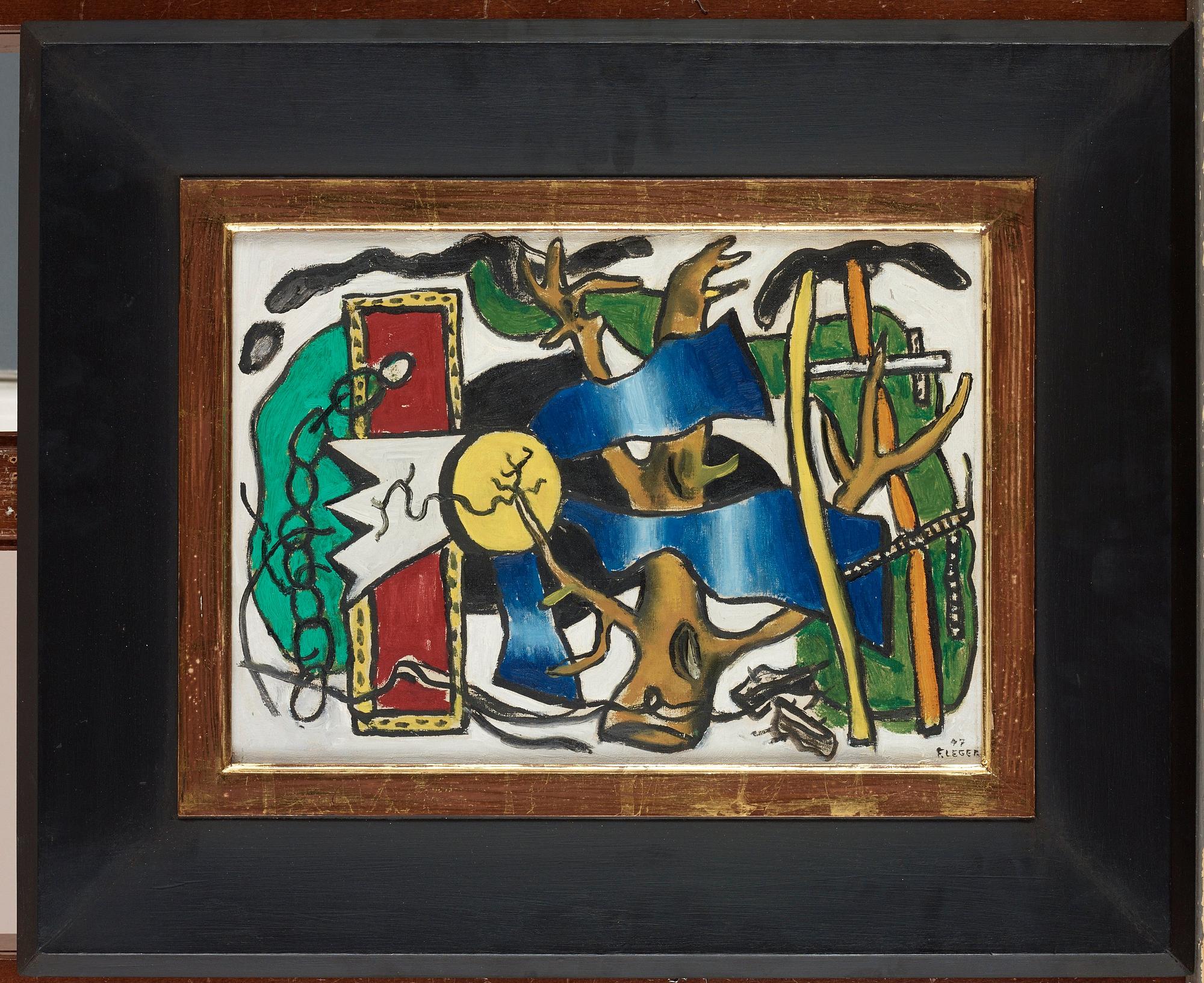 Fernand Leger、Composition、海外版超希少レゾネより 美術品