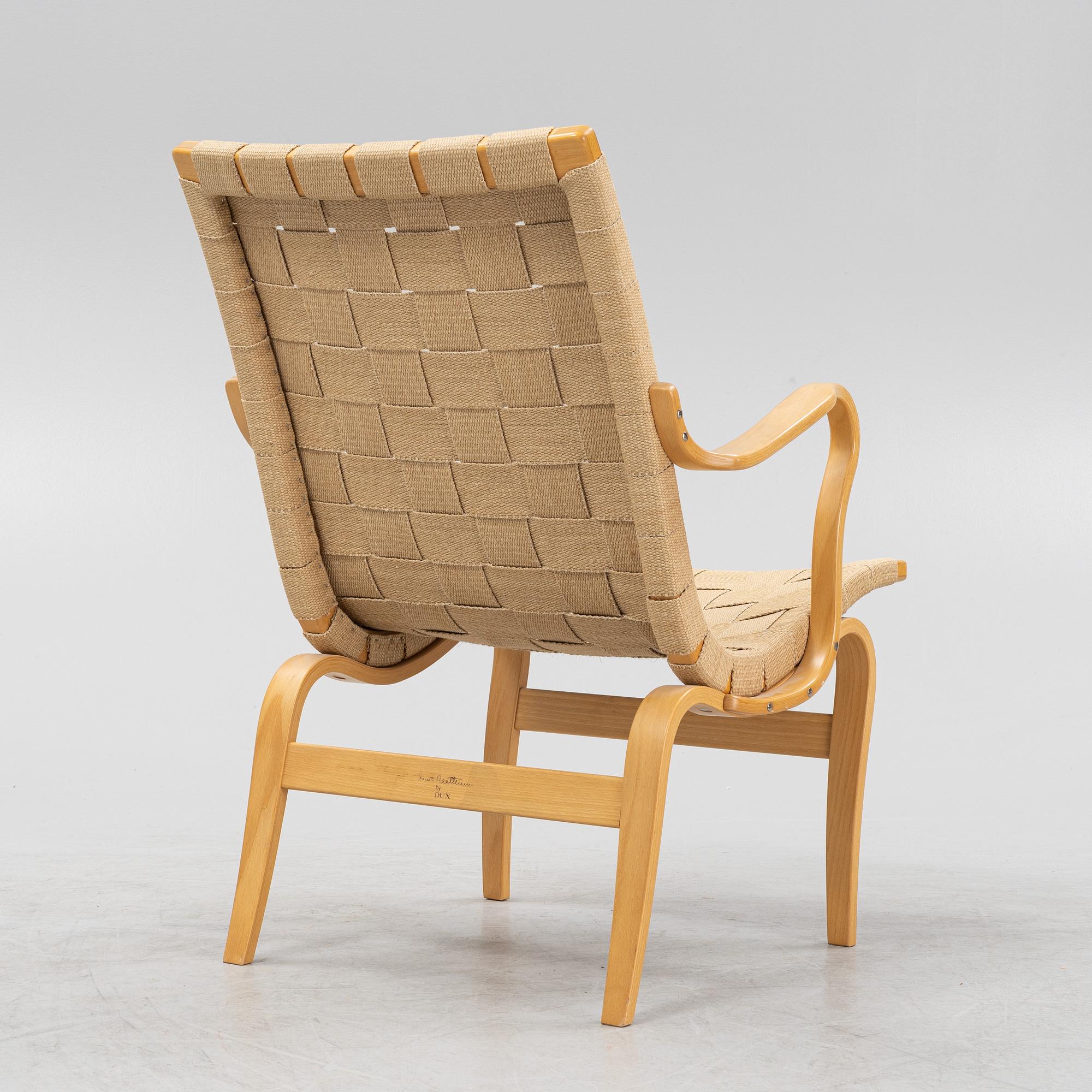 Bruno Mathsson, fåtölj, "Eva", Dux.