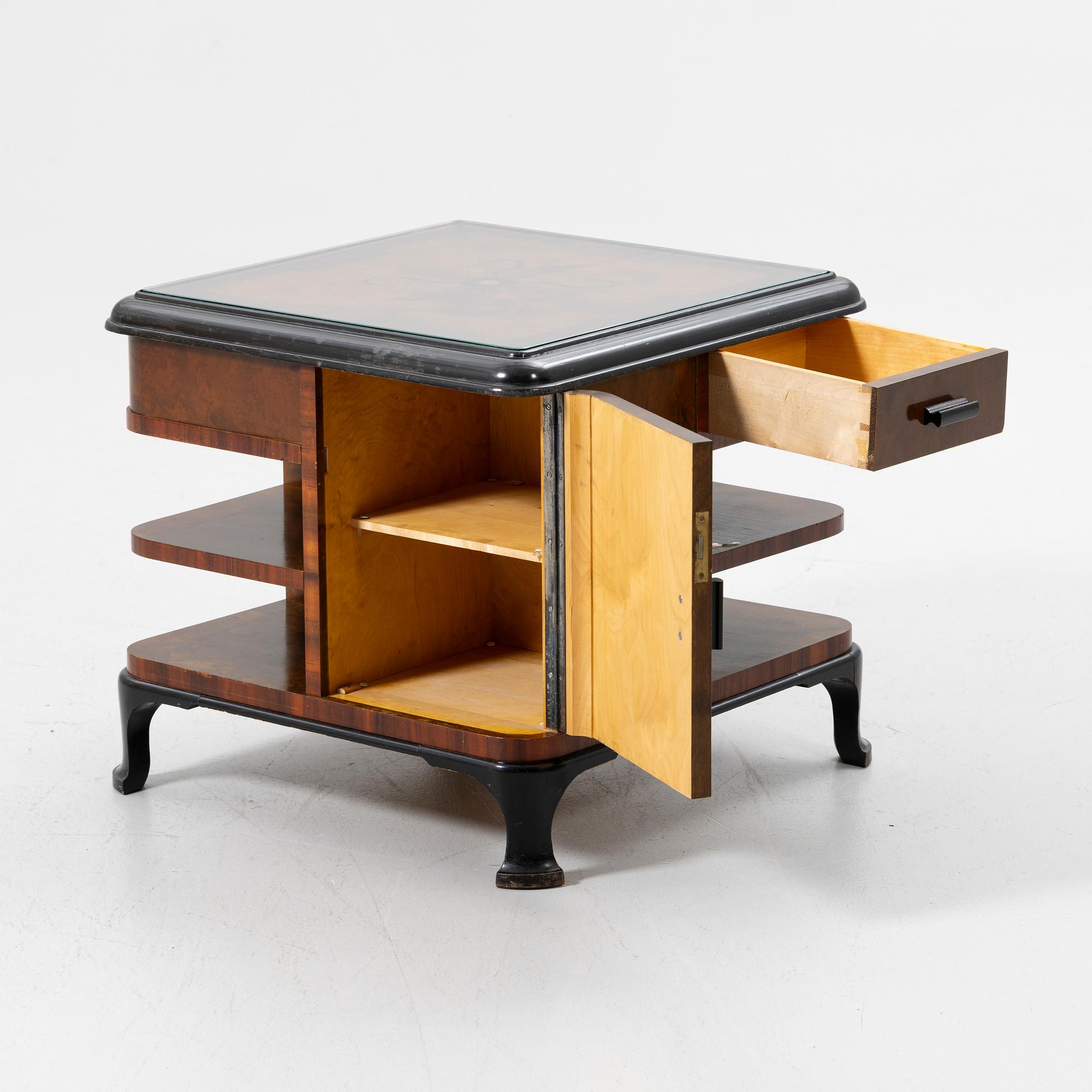 Smoking table, 1930s/40s.