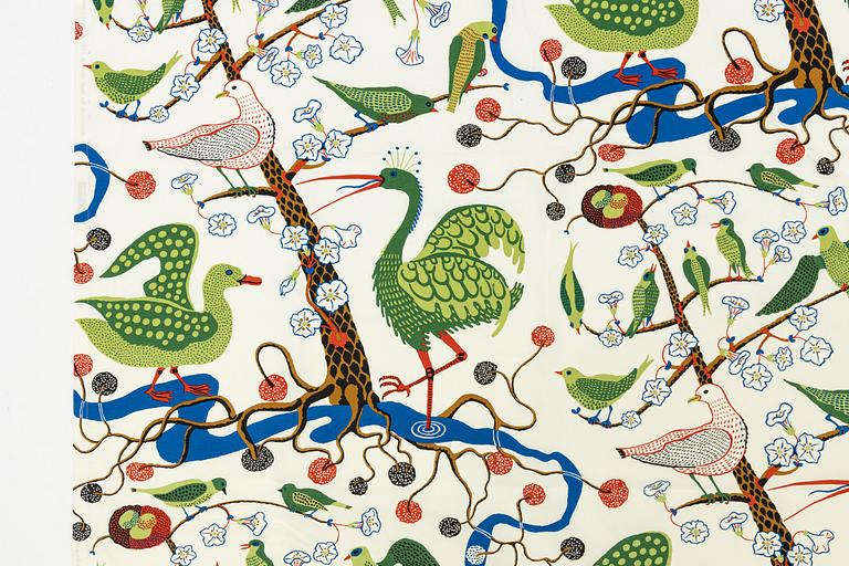 Josef Frank, fabric panels, 3 pcs, Firma Svenskt Tenn.
