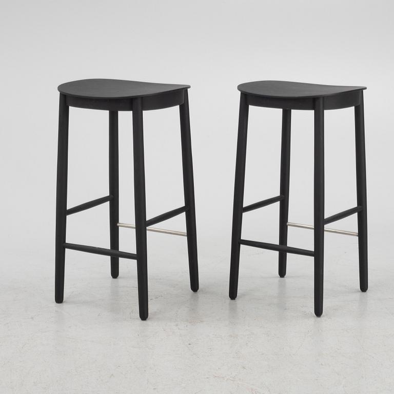 Note Design Studio, a pair of 'Figurine' stools, Fogia.