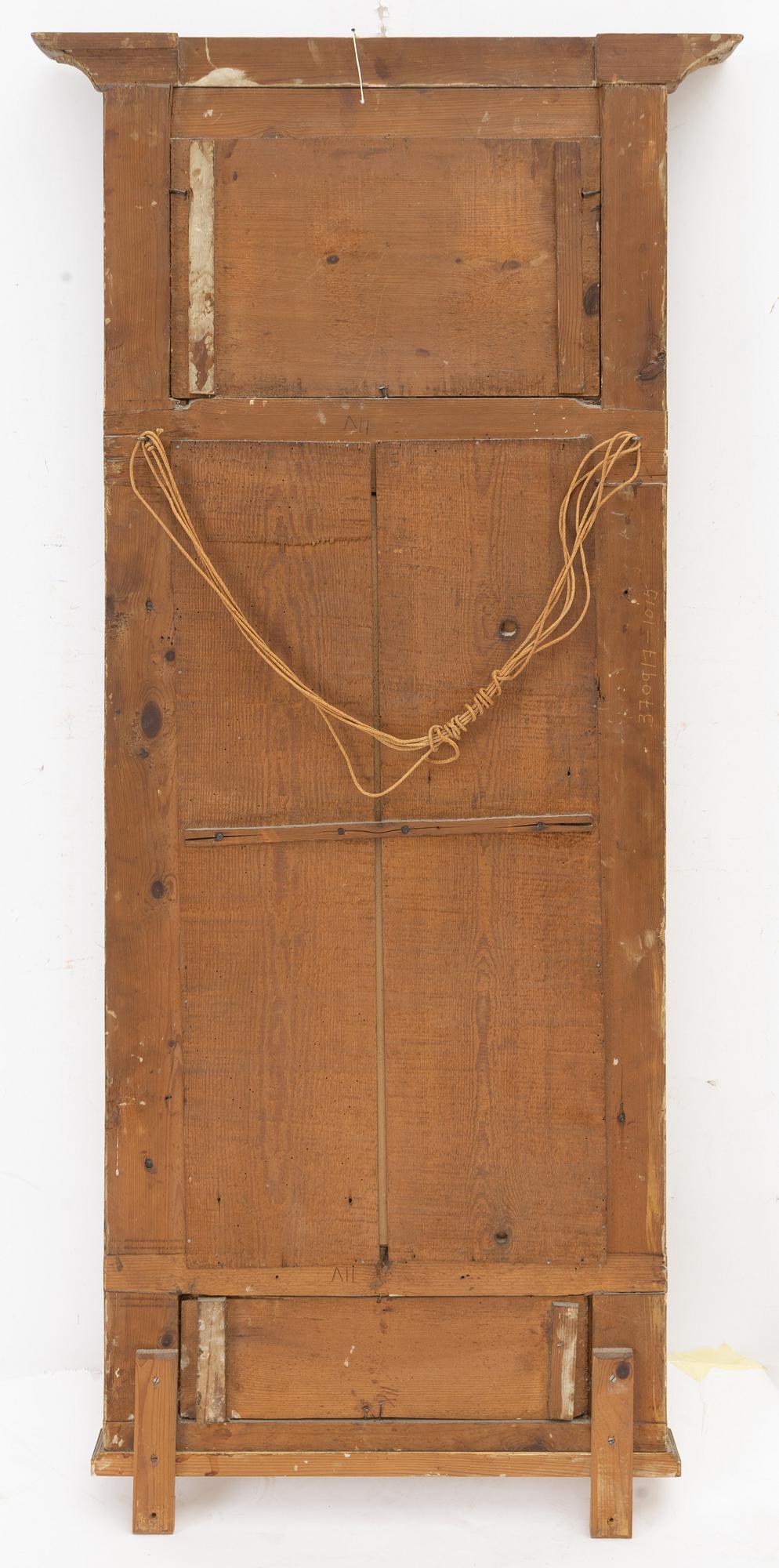 Spegel med konsolbord, senempire ca 1830-40-tal.