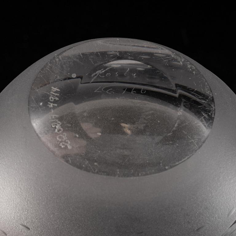 Vicke Lindstrand, vas, glas. Kosta, 1950-tal.