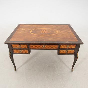 Desk with armchair Louis XV style first half of the 20th century.