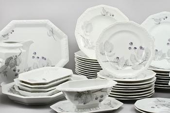 MATSERVIS, 42 delar, porslin, "Maria Björnbär", Rosenthal, Tyskland, 1900-talets andra hälft.