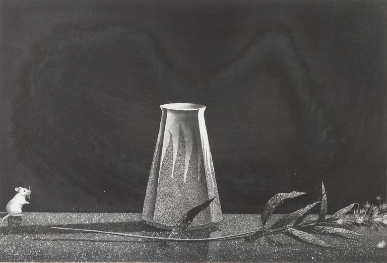 ESA RIIPPA, etsaus, signeerattu ja päivätty -84, numeroitu 32/100.