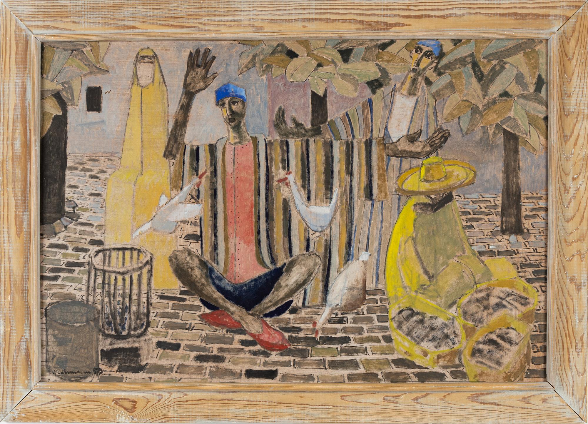 Harry Wichmann, oil on panel, signed and dated -53.